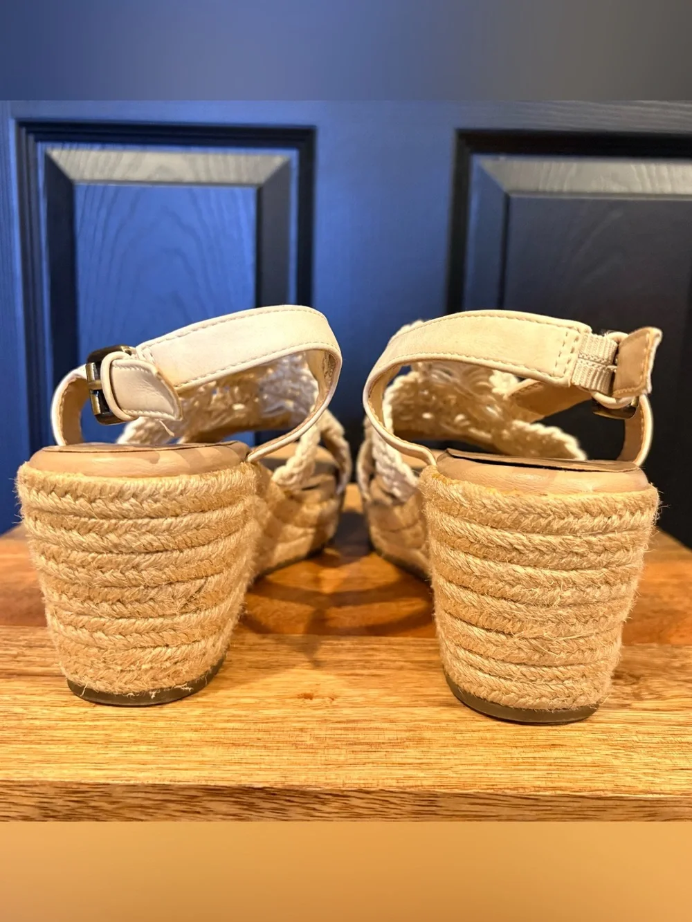 Soul Naturalizer Oasis Macrame Crochet Wedge Sandals 9